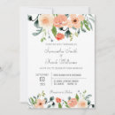 Search for sage green and peach wedding invitations Watercolor