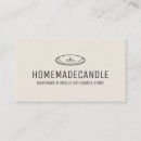 Search for candle wax business cards Homemade