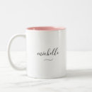 Search for monogram bridal shower mugs Script