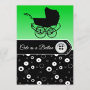 Search for lime green and black invitations Baby