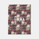 Search for skull face blankets For her
