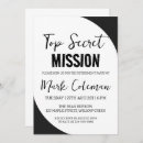 Search for corporate party invitations Black and white