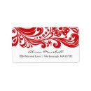 Search for floral swirl return address labels Classic