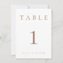 Search for brown table cards Minimalist