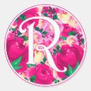 Search for r monogram stickers Circle