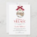 Search for it takes a village baby shower invitations Modern