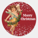 Search for child angel stickers Merry christmas