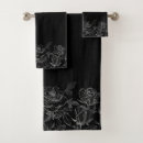 Search for black and white modern bath towels Chic