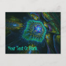 Search for green alien postcards Space