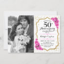 Search for golden glitter invitations 50th anniversary