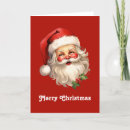 Search for retro santa christmas cards Jolly