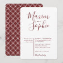 Search for wine wedding invitations Modern