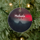 Search for burning christmas tree decorations Nature