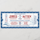 Search for nautical boarding pass invitations Ocean