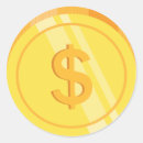 Search for coin stickers Cash