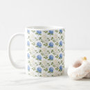 Search for blue hydrangea flower mugs Elegant