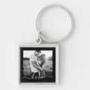 Search for cursive key rings Black and white