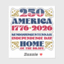 Search for 4th anniversary stickers America