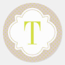Search for single initial stickers Chic