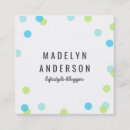 Search for confetti business cards Social media