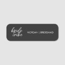 Search for party name tags Black and white