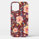 Search for red roses pattern iphone cases Background