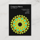 Search for kaleidoscopes business cards Mandala