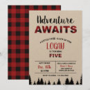 Search for lumberjack birthday invitations Adventure