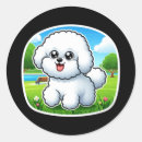 Search for cute bichon frise stickers Pet