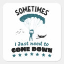 Search for funny plane stickers Parachute