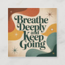 Search for optimistic business cards Overcome doubt