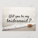 Search for beach wedding bridesmaid cards Ocean
