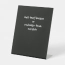 Search for blank signs Black