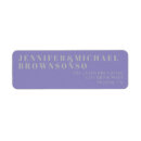 Search for lavender address stickers Simple