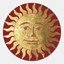 Search for gold sun stickers Universe