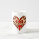 Search for filigree mugs Heart