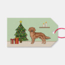 Search for dog christmas gift tags Golden retriever