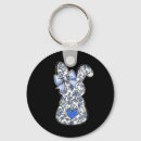 Search for blue bunny key rings Watercolor
