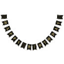 Search for black and gold bunting flags Celebration