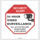 Search for security system stickers Safety