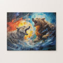 Search for wolf hunting Moon
