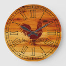 Search for rooster clocks Rustic