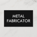 Search for metal fabrication business cards Industrial
