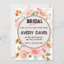 Search for festive bridal shower invitations Floral