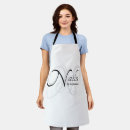 Search for modern design aprons Black and white