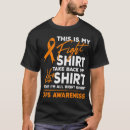 Search for orange ribbon tshirts Fight