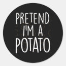 Search for funny potato stickers Pumpkin