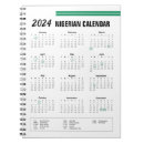 Search for calendar notebooks Green