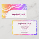 Search for rainbow business cards Unique