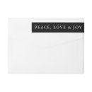 Search for joy love peace return address labels Elegant